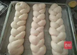 Illustration of how to make old-fashioned braided bread (one-time fermentation method) 14