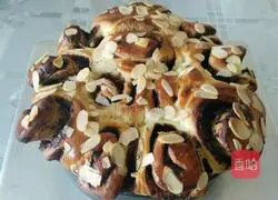 Almond chocolate sauce bread recipe 12