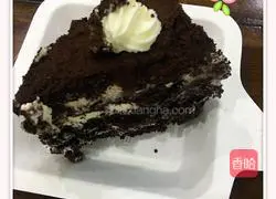 Oreo layer cake Illustration of how to do it 7