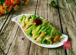 Illustration of how to make loofah fried bread 10