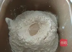 Illustration of making bean paste bread 2