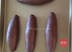Illustration of how to make cocoa red bean bread 8