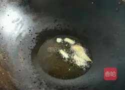 Illustration of how to make fried bullfrog with green pepper 6