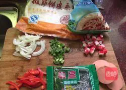 Illustration of how to make double pizza 1