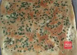 Illustration of how to make chives, sesame and meat floss rolls 8