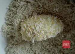 Illustration of how to make fried eggs with bread crumbs 5