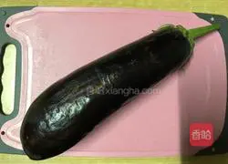 Illustration of how to make braised eggplant 1