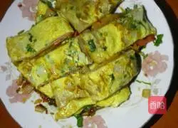 Simple grilled cold noodles illustration 1