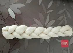 Illustration of the old-fashioned braided bread (one-time fermentation method) 11