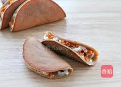 Illustration of how to make meat floss cake 7