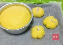 Illustration of how to make small pumpkin bread 12