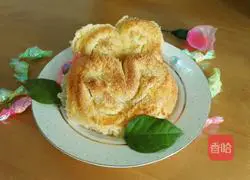 Heart-shaped coconut bread (hand-kneaded version) recipe 15
