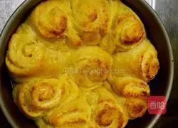 Flower Coconut Bread Recipe Illustration 5