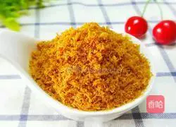 Illustration of making homemade meat floss 11