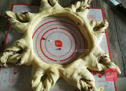 Illustration of how to make cranberry hand-shredded bread 10