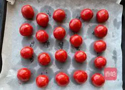 Little Red Flower Mini Mooncake Recipe Illustration 9