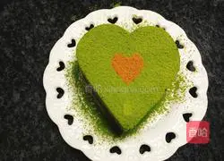 Illustration of how to make matcha chocolate mousse 22