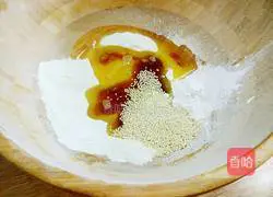 Illustration of how to make sesame biscuits 1