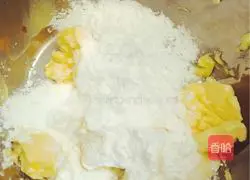 Illustration of how to make milk biscuits 2