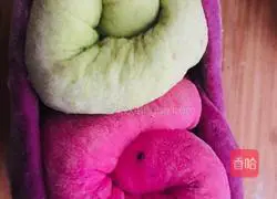 Illustration of how to make colorful toast 7