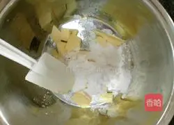 Illustration of how to make two-color circle cookies 2