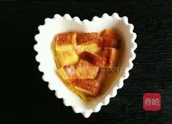 Illustration of how to make custard toasted bread pudding 5