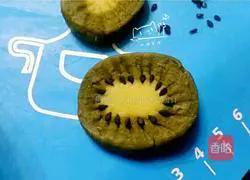 Illustration of how to make kiwi butter cookies 22