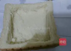 Illustration of how to make toasted marshmallows with banana toast 2