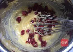 Illustration of how to make cranberry cookies 4