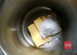 Illustration of making butter cookies 1