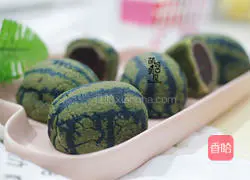Watermelon Mooncake Recipe Illustration 2