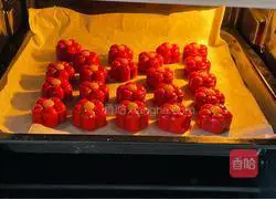 Little red flower mini mooncakes Illustration of practice 12