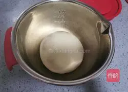 Illustration of how to make marble toast with bean paste 6