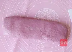 Illustration of how to make purple sweet potato with cranberry mochi stuffing 4