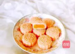 Illustration of how to make custard snowskin mooncakes 14