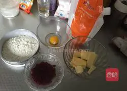 Illustration of how to make cranberry cookies 1