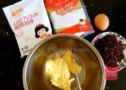 Illustration of how to make cranberry cookies 1