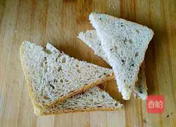 Illustration of how to make fried eggs on toast 2