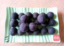 Purple Sweet Potato Snow Skin Mooncake Recipe Illustration 7