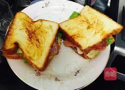 Illustration of how to turn toast into burger 5