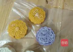 Illustration of how to make printed glutinous mooncakes 3