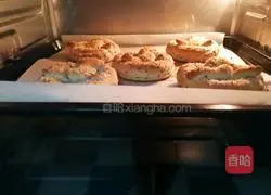 Illustration of how to make black sesame bagels 6