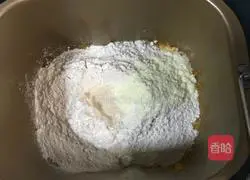 Illustration of how to make pumpkin toast (one-time fermentation method) 1