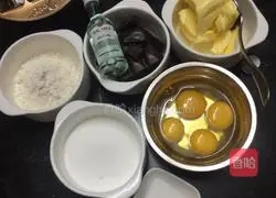 Chocolate liquid cake Practice illustration 1