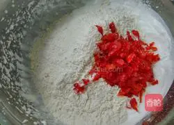 Illustration of making cherry tomato cream cookies 4