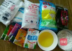 Illustration of how to make colorful snowskin mooncakes 1