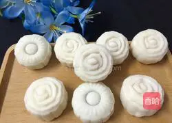 Illustration of how to make colorful snowskin mooncakes 13