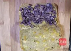 Matcha Whole Wheat Banana Honey Bean Toast Recipe Illustration 5