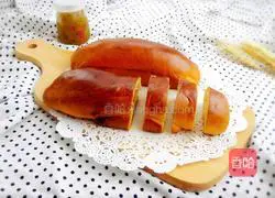 Illustration of how to make kiwi jam bread 16