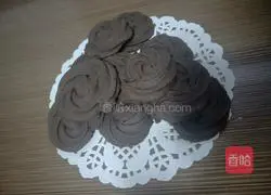 Illustration of how to make cocoa cookies 8